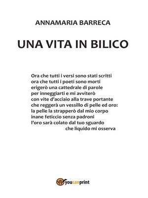 cover image of Una vita in bilico